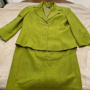 Vintage Green Skirt Suit by Raffinalla Collection size 8